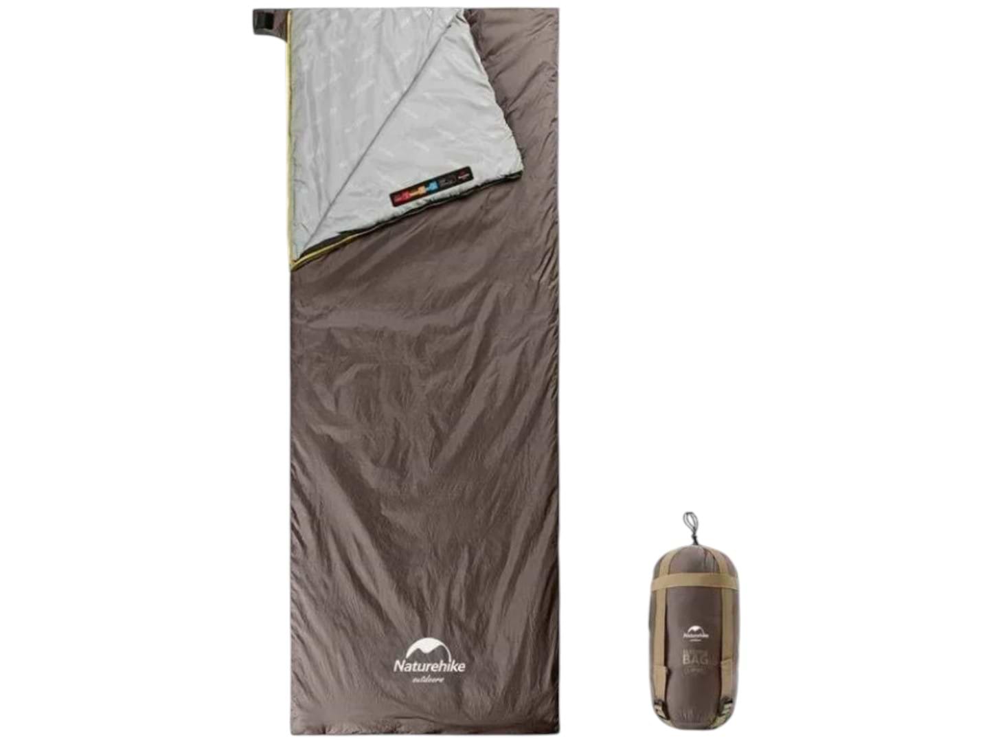 Спальный мешок Naturehike Summer LW180 NH21MSD09 Brown (6927595777985-L)
